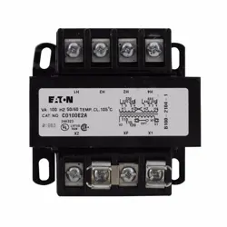 EATON C0050E5E 50VA CONTROL TRANSFORMER WITH FUSE CLIP