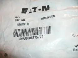 EATON M22S-D-S-K10 PUSHBUTTON