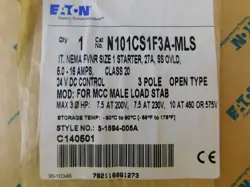 EATON N101CS1F3A-MLS NON-REVERSING