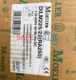 ONE EATON MOELLER DILM225/22(RA250) 110-250V AC CONTACTOR NEW