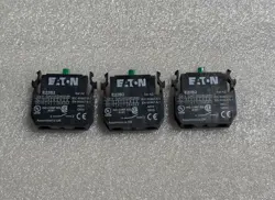 LOT OF 3 EATON CUTLER HAMMER E22B2 CONTACT BLOCK