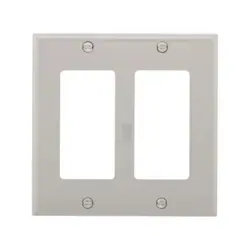 WALLPLATE 2G DECORATOR