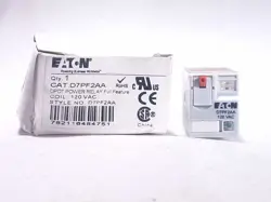 EATON D7PF2AA DPDT POWER RELAY FULL FEATURE 120VAC COIL