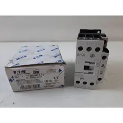 EATON XTCE018C10T IEC MAGNETIC CONTACTOR,24VAC,18A,1NO