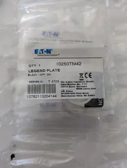 EATON LEGEND PLATE 10250TM42