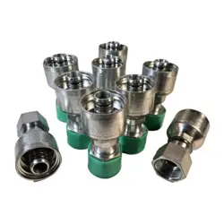 LOT OF 9 EATON AEROQUIP 4SA12FR12 HYDRAULIC HOSE FITTING,STRAIGHT SHAPE NEW