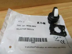 CUTLER HAMMER M22S-WKV EATON SELECTOR SWITCH M22SWKV