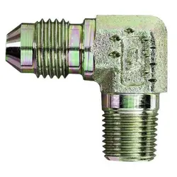 EATON AEROQUIP 2024-4-4S ADPT, MNPT-MJIC, 1/4-18, 7/16-20, EL, 1.09IN