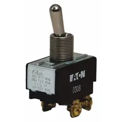 EATON XTD2C2A TOGGLE SWITCH, SPDT, 10A AT 277V, SCREW
