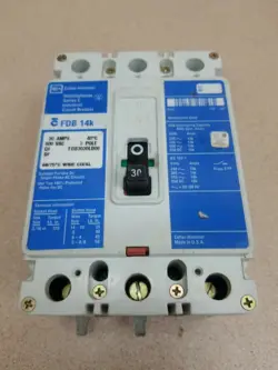 CUTLER HAMMER FDB3030LD08 EATON CIRCUIT BREAKER