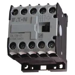 EATON XTMC9A01C MINIATURE IEC MAGNETIC CONTACTOR, 3 POLES, 480 V AC, 9