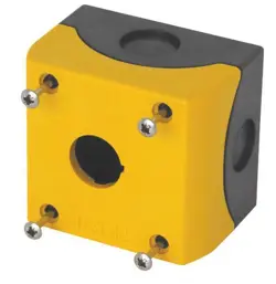 EATON M22-IY1-PG PUSHBUTTON ENCLOSURE, 2.83 IN W, PLASTIC