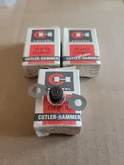 LOT OF (3)  CUTLER-HAMMER, EATON H20 FAST TRIP HEATER ELEMENT -  NEW IN BOX