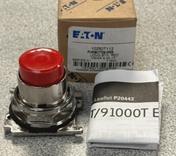 NEW EATON CUTLER HAMMER 10250T112 LONG BUTTON RED PUSHBUTTON OPERATOR