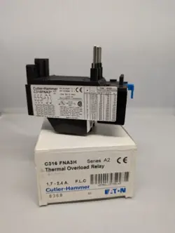 CUTLER HAMMER C316FNA3 EATON OVERLOAD RELAY 1.7-2.4A; C316FNA3H