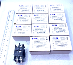 EATON LOT OF 11 DEFINITE PURPOSE CONTACTOR 25A, 600V, 24VAC, 50/60HZ  C25BNB225T