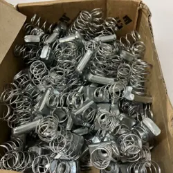 EATON ZINC PLATED LOCK NUT N228(3/8)ZN B-LINE BOX OF 100