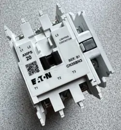 NEW EATON CN35BN3HB CONTACTOR 277V 60HZ COIL 20A 3 POLE 1NO ELECTRICALLY HELD
