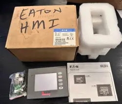 EATON TOUCH SCREEN OPERATOR INTERFACE PANEL HMI04BU03/HMI04BU STYROTECH WARRANTY