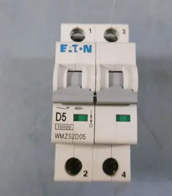 EATON WMZS2D05 MINIATURE CIRCUIT BREAKER 277/480VAC