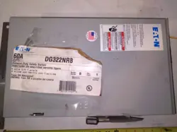 EATON 60A DG322NRB GENERAL DUTY SAFETY SWITCH SER.B