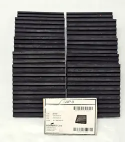 LOT OF 10 ~ EATON B-LINE NNP-9 RIBBED NEOPRENE VIBRATION PADS ~ 3