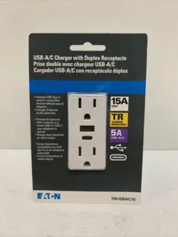 RECEPTACLE #TRUSBAC15 #299