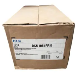 EATON 30A DISCONNECT SWITCH DCU1061FRM