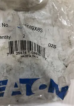 EATON CORPORATION 1169 X 8S 2 PACKAGES OF 2 (TOTAL OF 4)