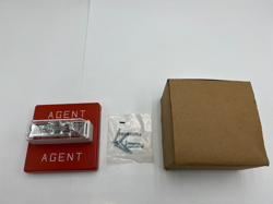 EATON RSS-24MCW-AR WHEELOCK STROBE WALL MOUNT RED CLEAR LENS AGENT