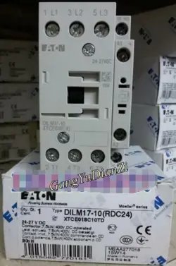 1PCS NEW FOR EATON MOELLER DILM17-10 RDC24 XTCE018C10TD CONTACTOR 24VDC