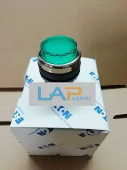 1PCS NEW FOR EATON SELF-LOCKING CONVEX HEAD BUTTON WITH LIGHT M22-DRLH-G GREEN