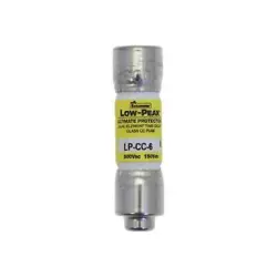 EATON BUSSMANN LP-CC-6 UL CLASS FUSE, CC CLASS, LP-CC SERIES, TIME-DELAY, 6A,