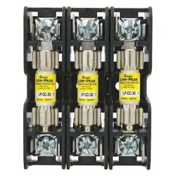 EATON BUSSMANN BMM603-3C OPEN FUSE BLOCK, 3 POLES, 0 TO 30A AMP RANGE, 600V