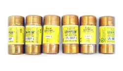 LOT OF 6 EATON BUSSMANN LPJ-50SP LOW-PEAK DUAL-ELEMENT TIME-DELAY FUSES