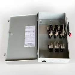 EATON HEAVY-DUTY SAFETY SWITCH 600V MAX AC 3 POLE DH364FGK