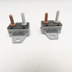 EATON 123A50-A5P 12/24V 50A CIRCUIT BREAKER LOT OF 2