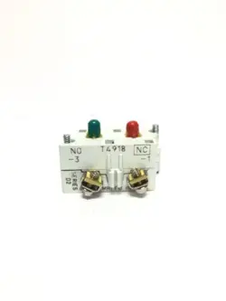 EATON 10250T1 CONTACT BLOCK STD SERIES D2, 1NO/1NC (LOT OF 2)