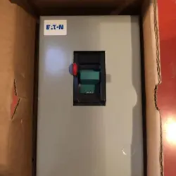EATON B100S1C NSMP MANUAL STARTER 3PH SIZE 1 NEMA ENCLOSURE 10HP 2603D68G16 NEW