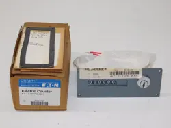 NEW EATON DURANT 6-Y-1-2-MF-PM-120A 6 DIGIT ELECTRIC COUNTER UNIT IN BOX USA