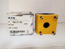 EATON M22-IY1-PG PUSHBUTTON ENCLOSURE 2MM 1 HOLE NIB