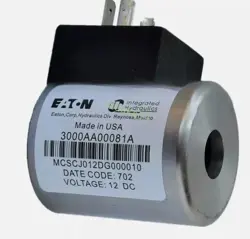 1PCS, NEW EATON VICKERS 300AA00081A SOLENOID VALVE COIL 12VDC