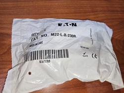 EATON M22-L-R-230R (SET OF 10) INDICATING LIGHTS 