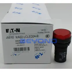 10PCS/BOX NEW FOR EATON MOELLER POWER INDICATOR LIGHT A22-LCLED24-R 24V