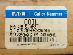 EATON CUTLER 505C806G12 COIL A200 SIZE 00-2 240V/220V 60/50HZ NEW NOS FREE SHIP