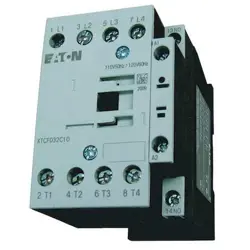 EATON XTCF032C10T IEC MAGNETIC CONTACTOR, 4 POLES, 24 V AC, 18 A, REVERSING: NO
