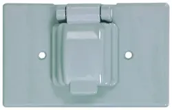 EATON WEATHERPROOF RECEPTACLE COVER & LID STAY OPEN 4.56