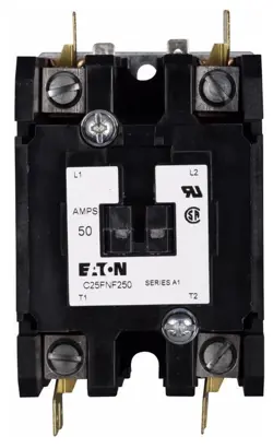 EATON 24 VAC 50/60 HZ COIL 50 A INDUCTIVE 65 A RESISTIVE 3-POLE F OPEN ENCL.