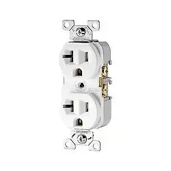 EATON CR20V COMMERCIAL SPECIFICATION GRADE DUPLEX RECEPTACLE 20A/125V NEMA 5-20R