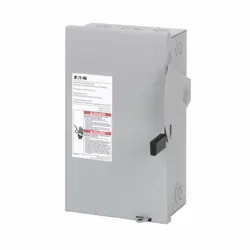 EATON DG SERIES FUSIBLE SAFETY SWITCH, 240V, 30A, DPST, 2 POLES